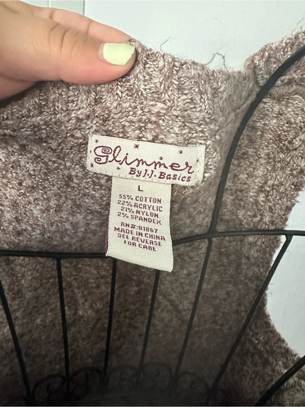 Brown Knit Pocket Dress
